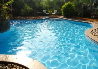 Large Swimming Pool with Clear Water