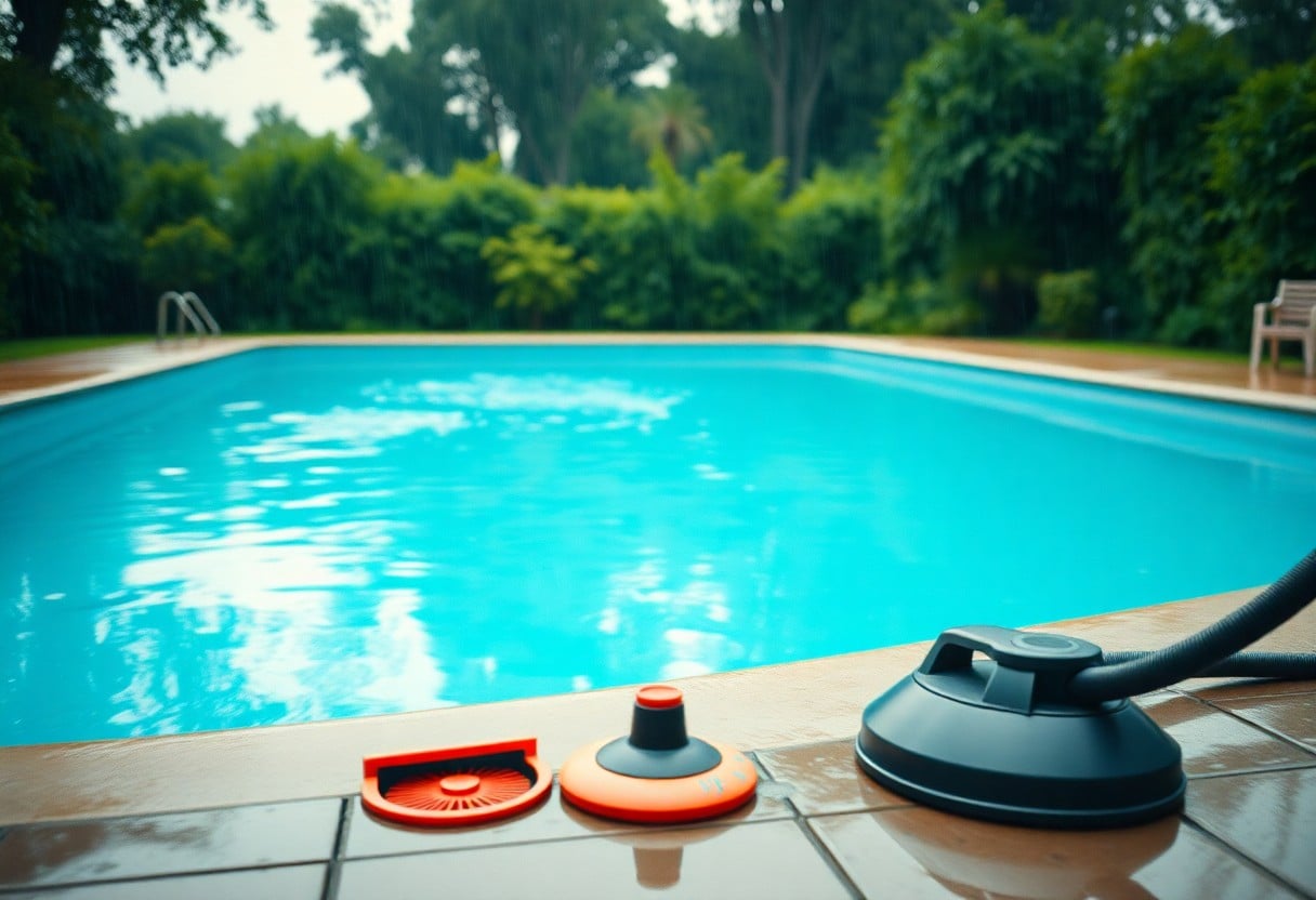 clearing cloudy pool water after rainstorm daa