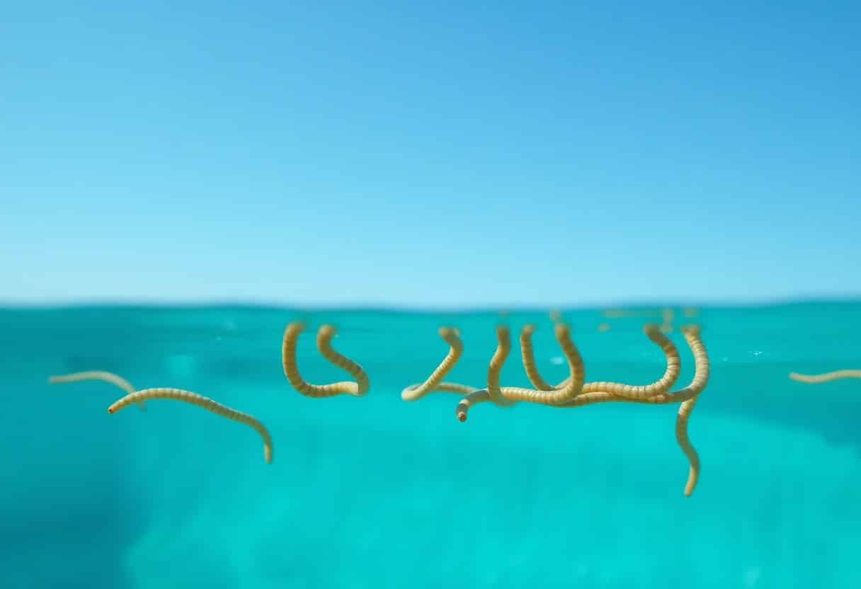 earthworms in my swimming pool how why hgj