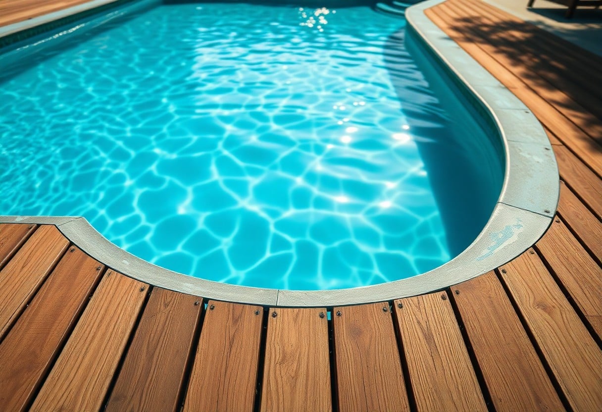is pool saltwater damaging my deck aql