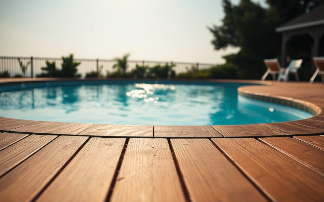 Is saltwater from my pool damaging my deck and coping?