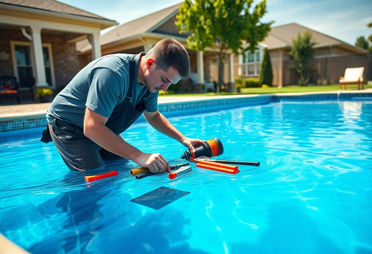 pool repair service in allen tx lan