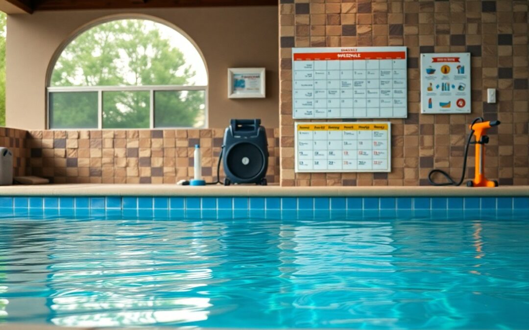 What is the best schedule for pool maintenance in McKinney?