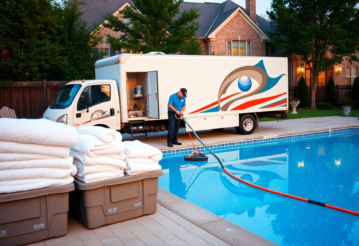 how do professionals clean pools in mckinney