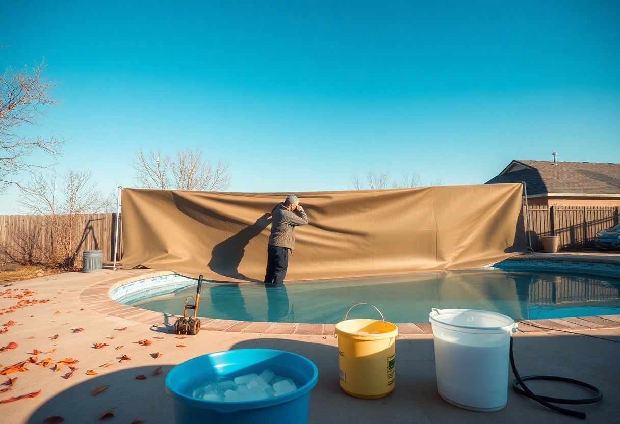 proper pool winterization in anna erg