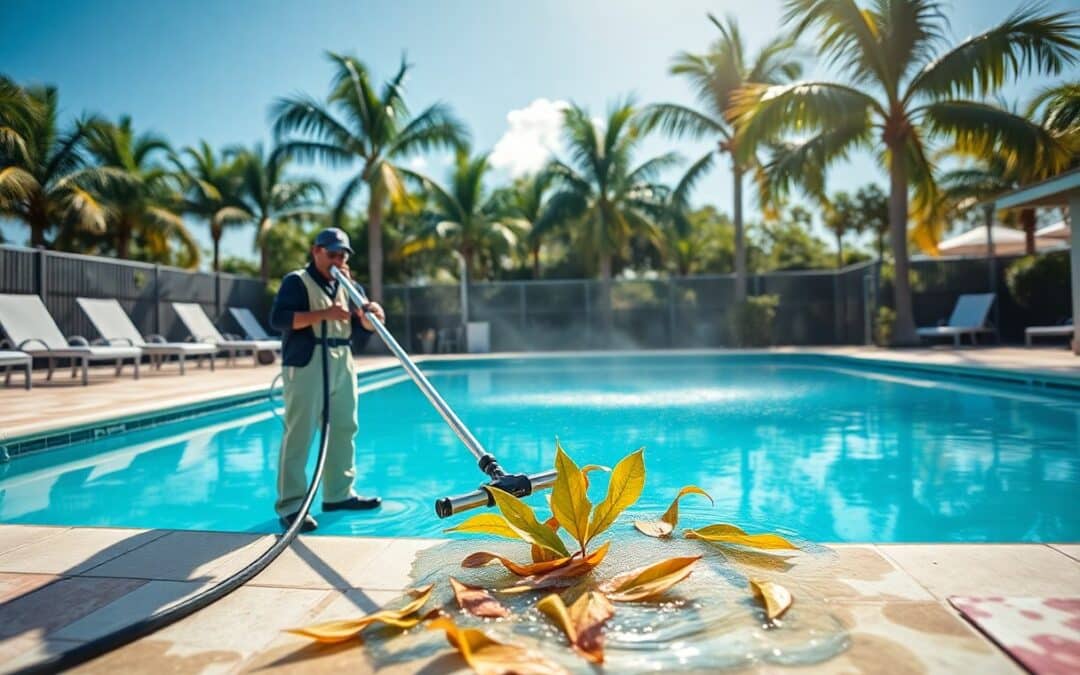 What are the benefits of hiring a professional pool cleaner in Anna?