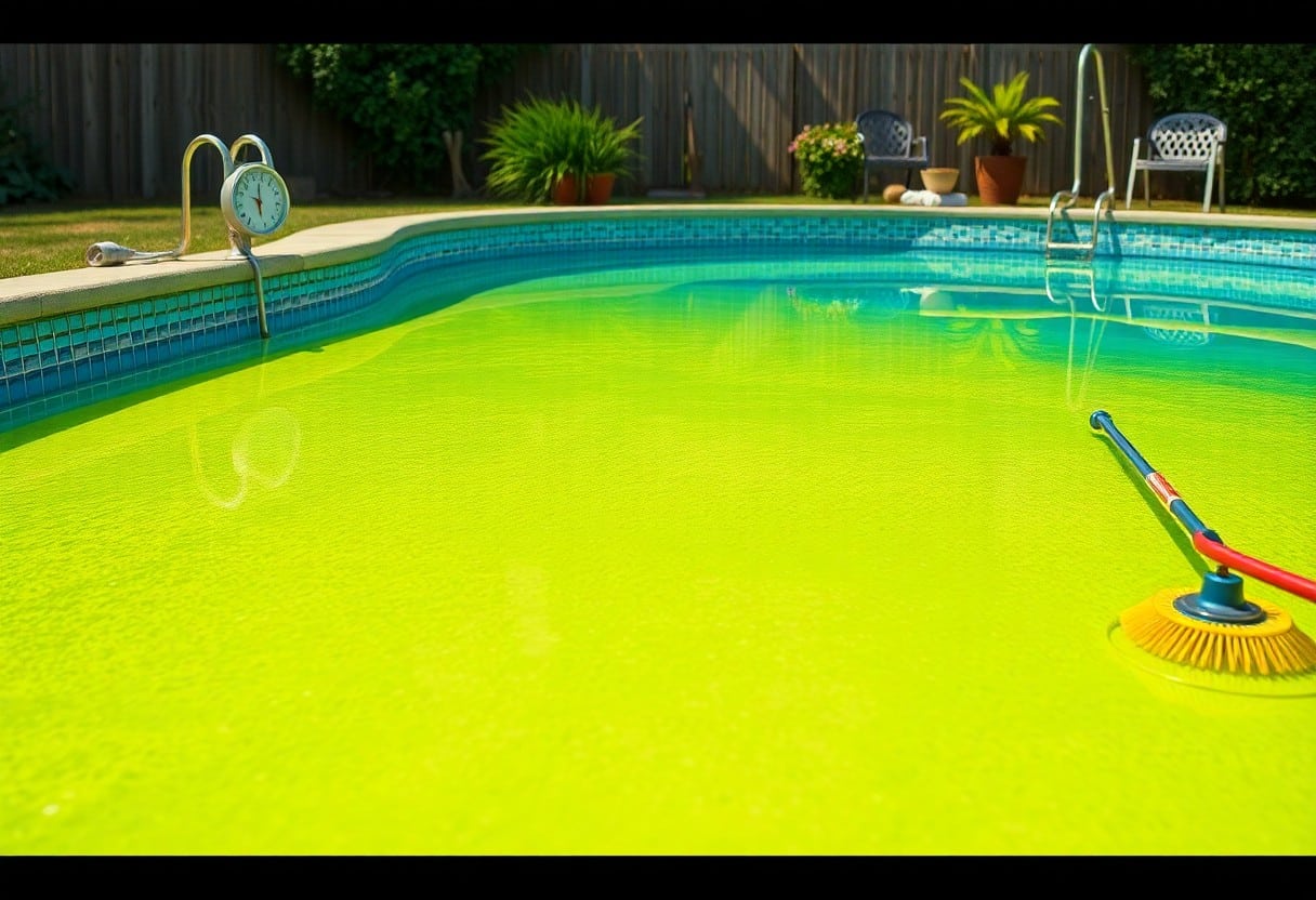 causes of pool algae growth in anna lcy