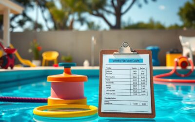 What is the cost of weekly pool maintenance in Anna?