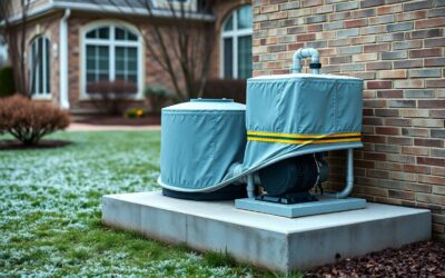 How can I protect my pool equipment during winter in Frisco?