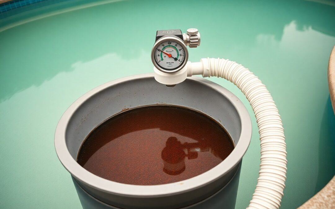 Why is my McKinney pool turning brown?