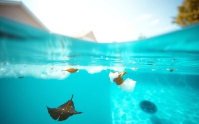 What is causing foam on my pool surface in Anna?