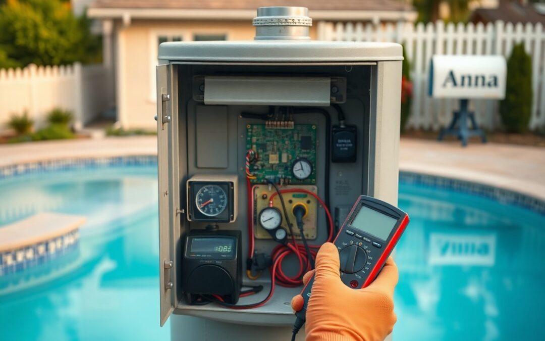 Why is my pool heater not staying on in Anna?