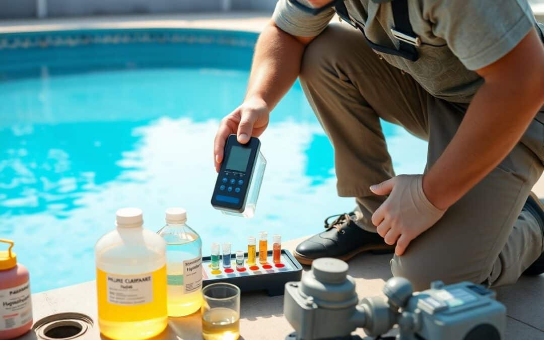 Why does my pool lose chlorine quickly in Anna?