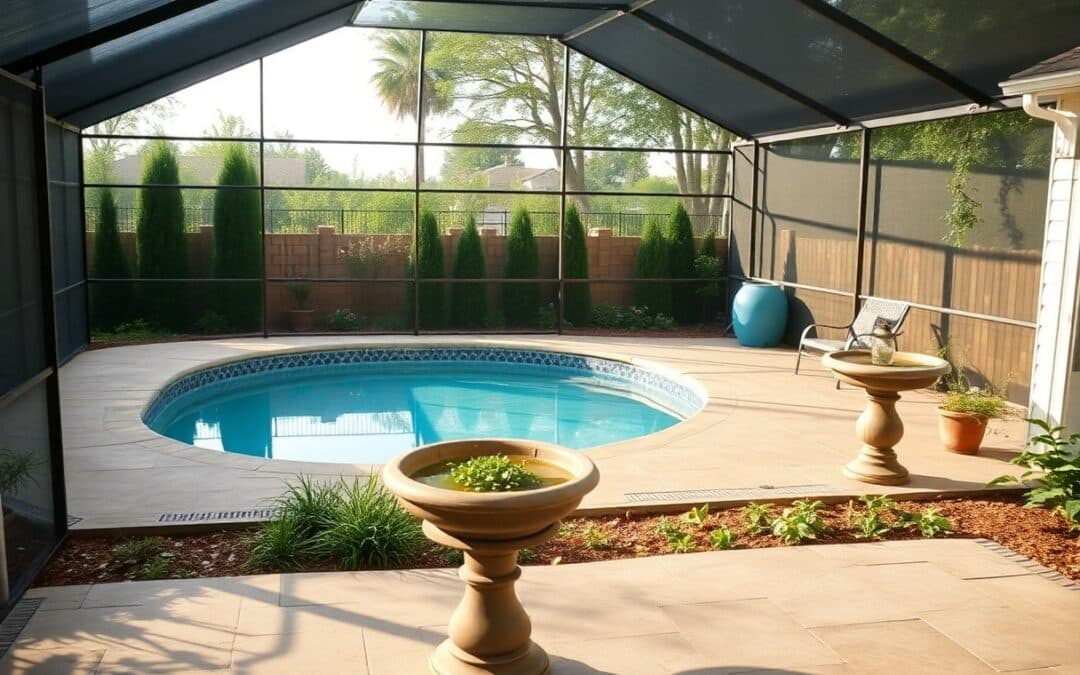 How do I prevent mosquitoes around my pool area?