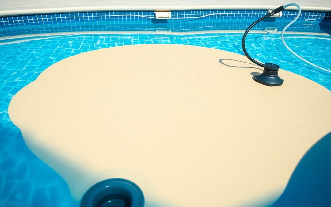 Why is there sand at the bottom of my Frisco pool?