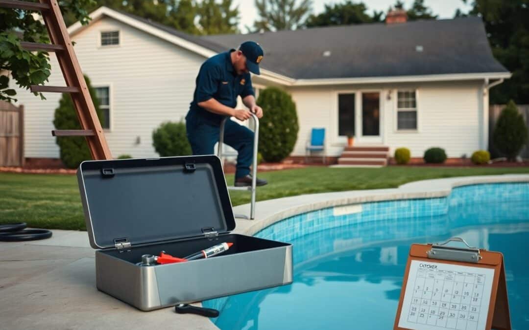 What is the best time for pool repairs in Lucas?