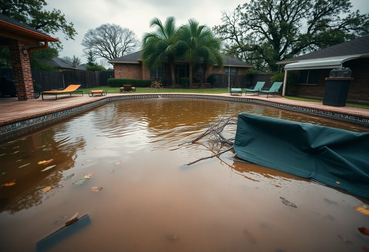 how do storms affect pools in plano sdu