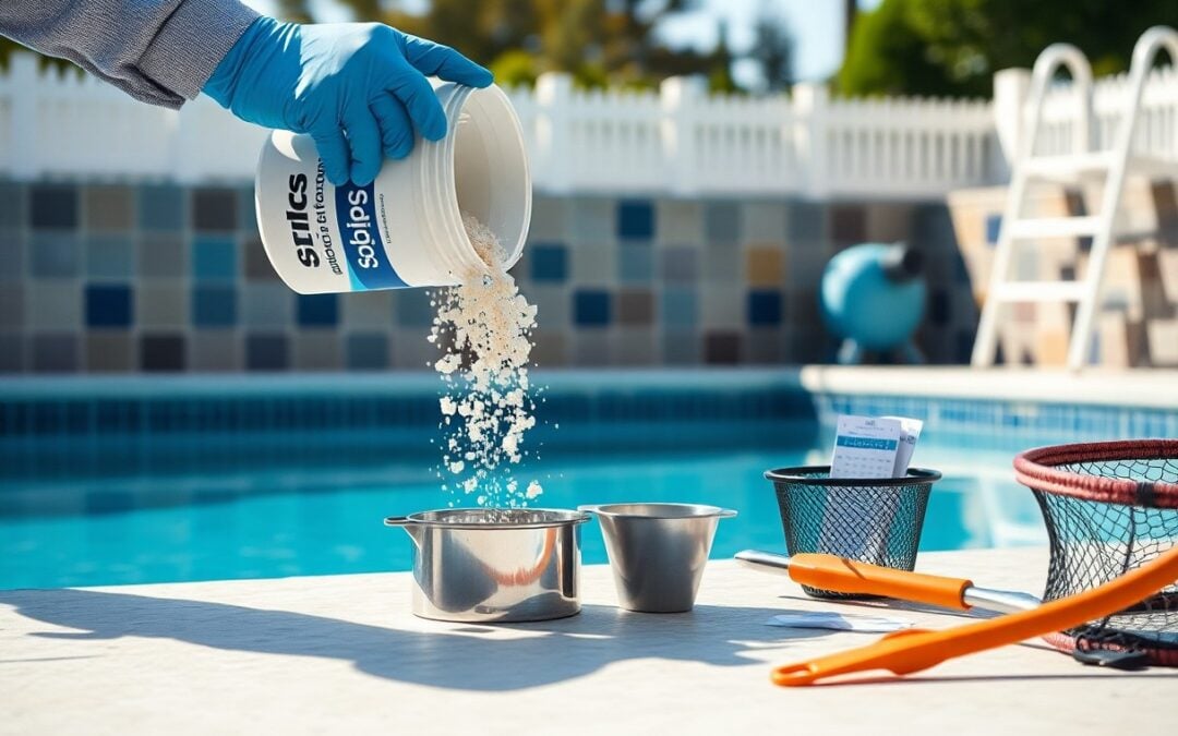 How often should Lucas pools be shocked?