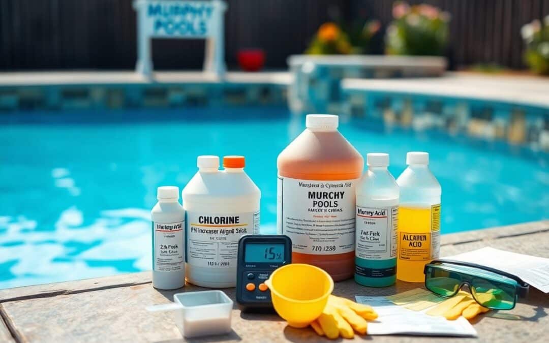 What chemical treatments are ideal for Murphy pools?