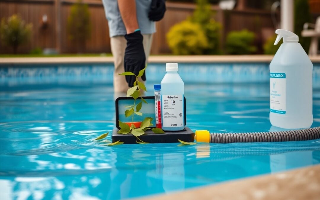 What monthly pool care tasks should homeowners follow?