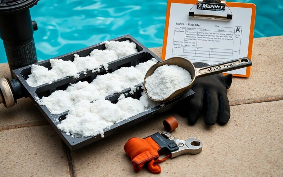 Why is my pool filter clogged in Murphy?