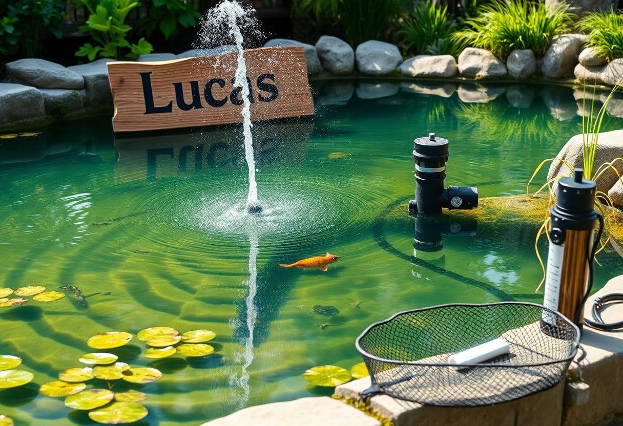 preventing algae growth in lucas oud