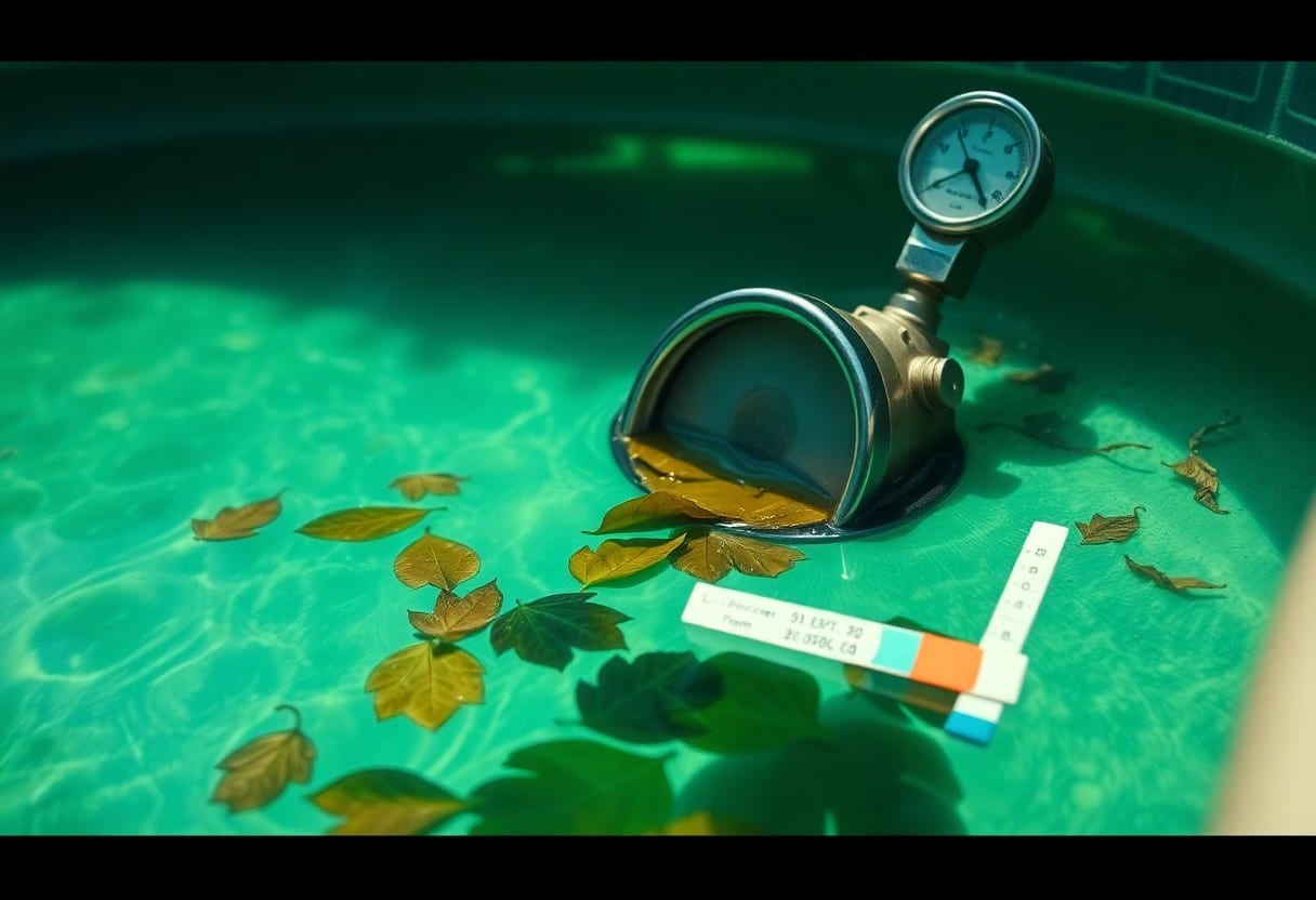 what causes green water in murphy pools yoi