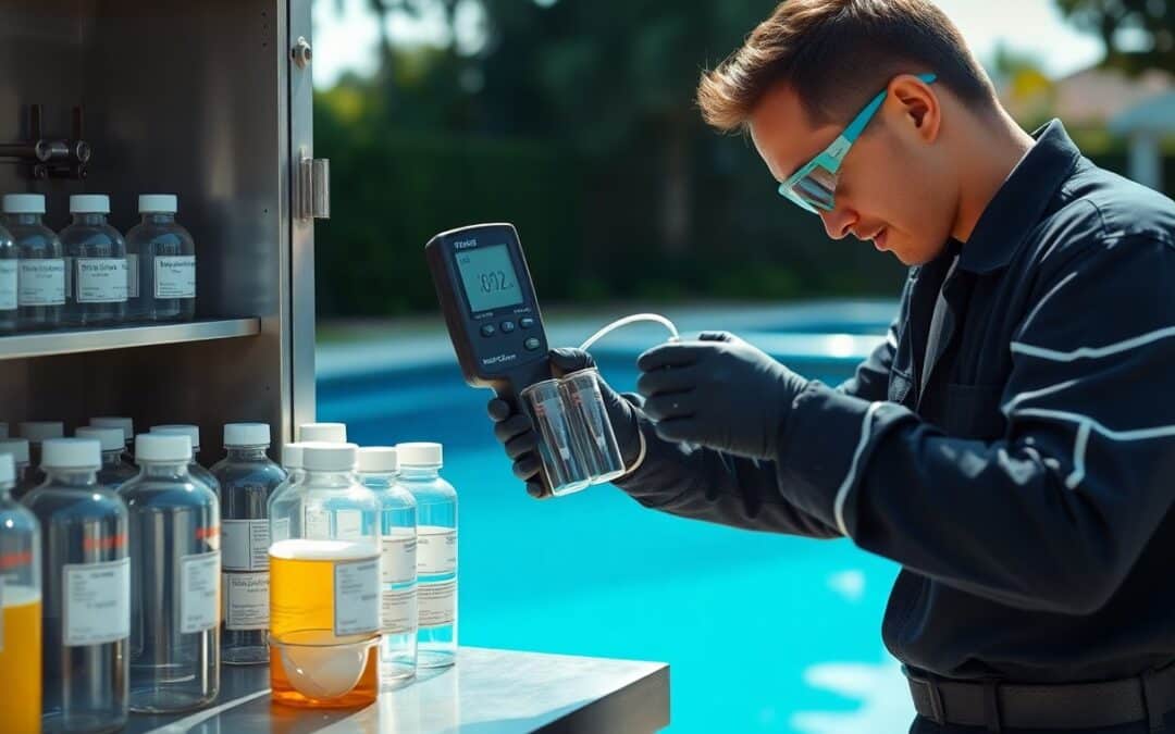 Why is professional chemical balancing safer than doing it yourself?
