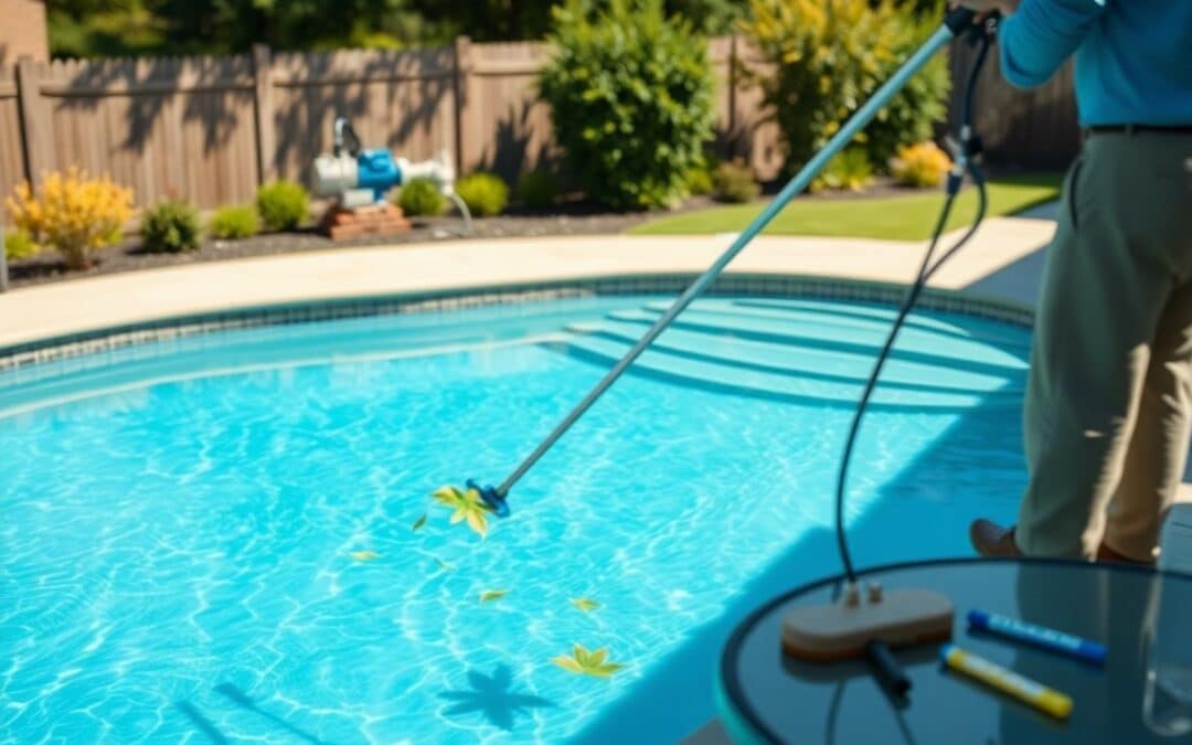 Why is pool cleaning important during Plano summers?