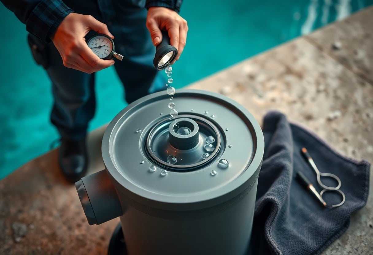 fixing air leaks in pool pump hik