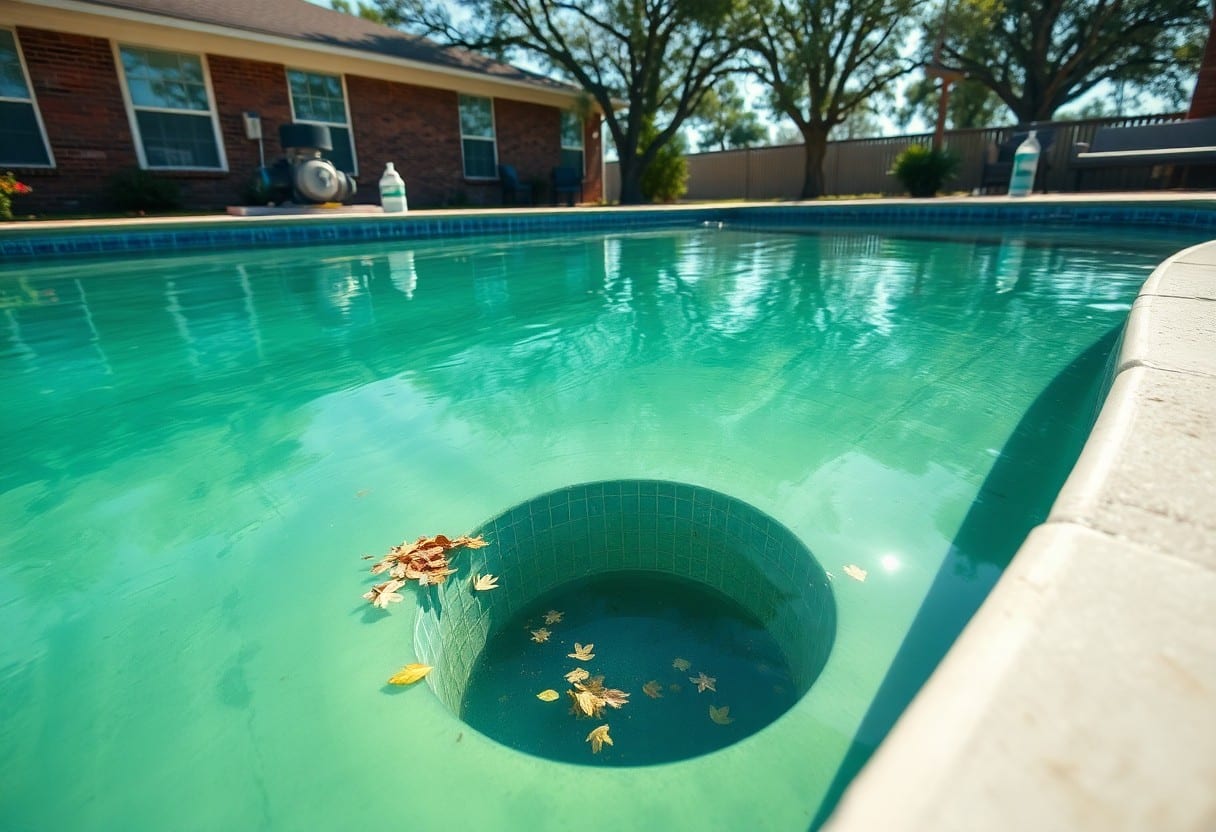 what causes cloudy pool water in plano pbl
