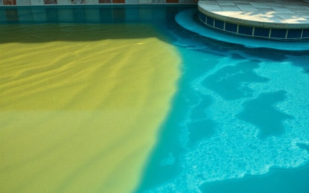 What causes cloudy water in saltwater pools?