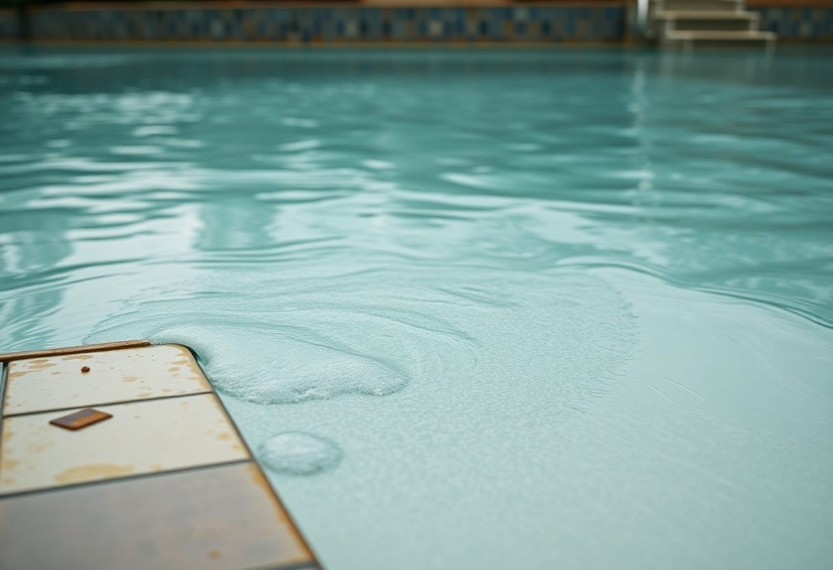 what causes cloudy water in saltwater pools wmj