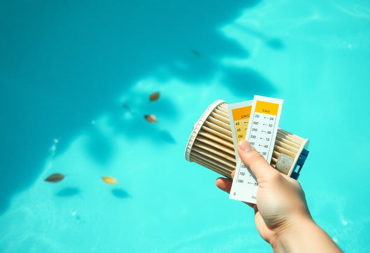 what causes cloudy water in saltwater pools