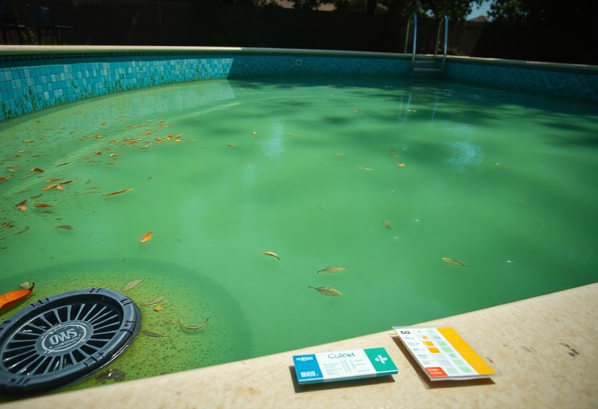 what causes green water in murphy pools cqd