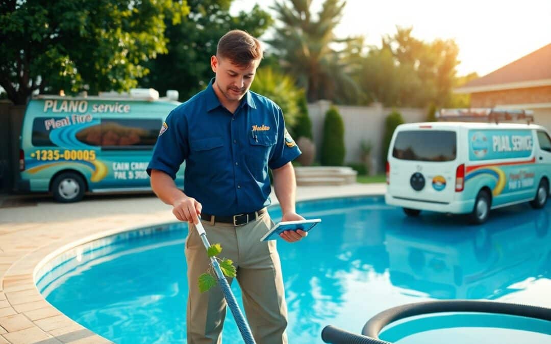 What are the benefits of weekly pool service in Plano?