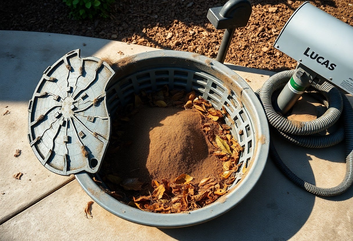 pool drain clogged causes in lucas