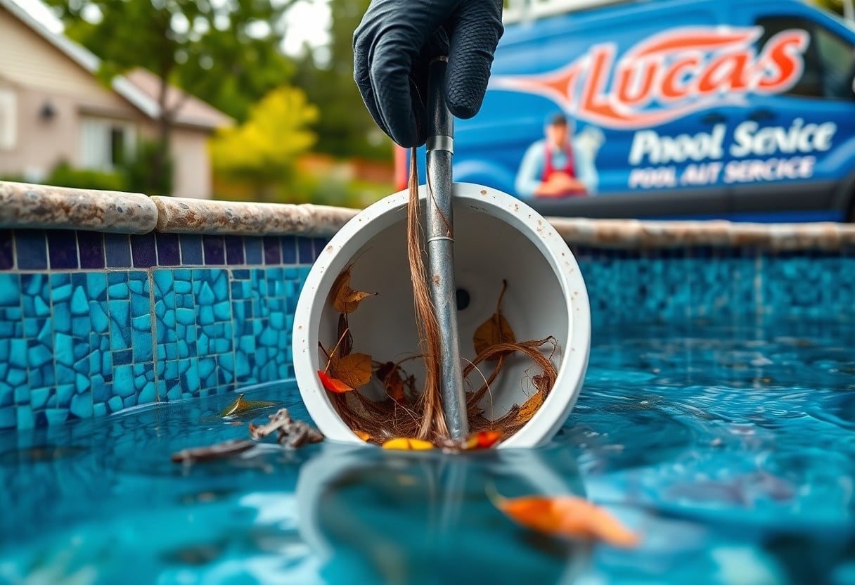 pool drain clogged causes in lucas nry