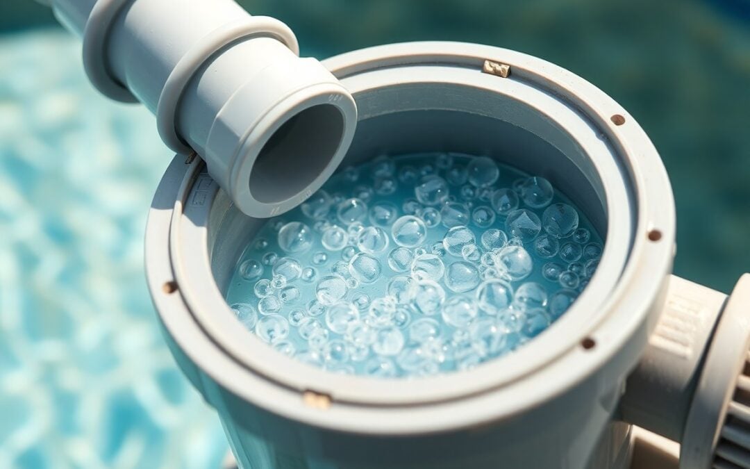 Why are there bubbles coming from my pool pump?