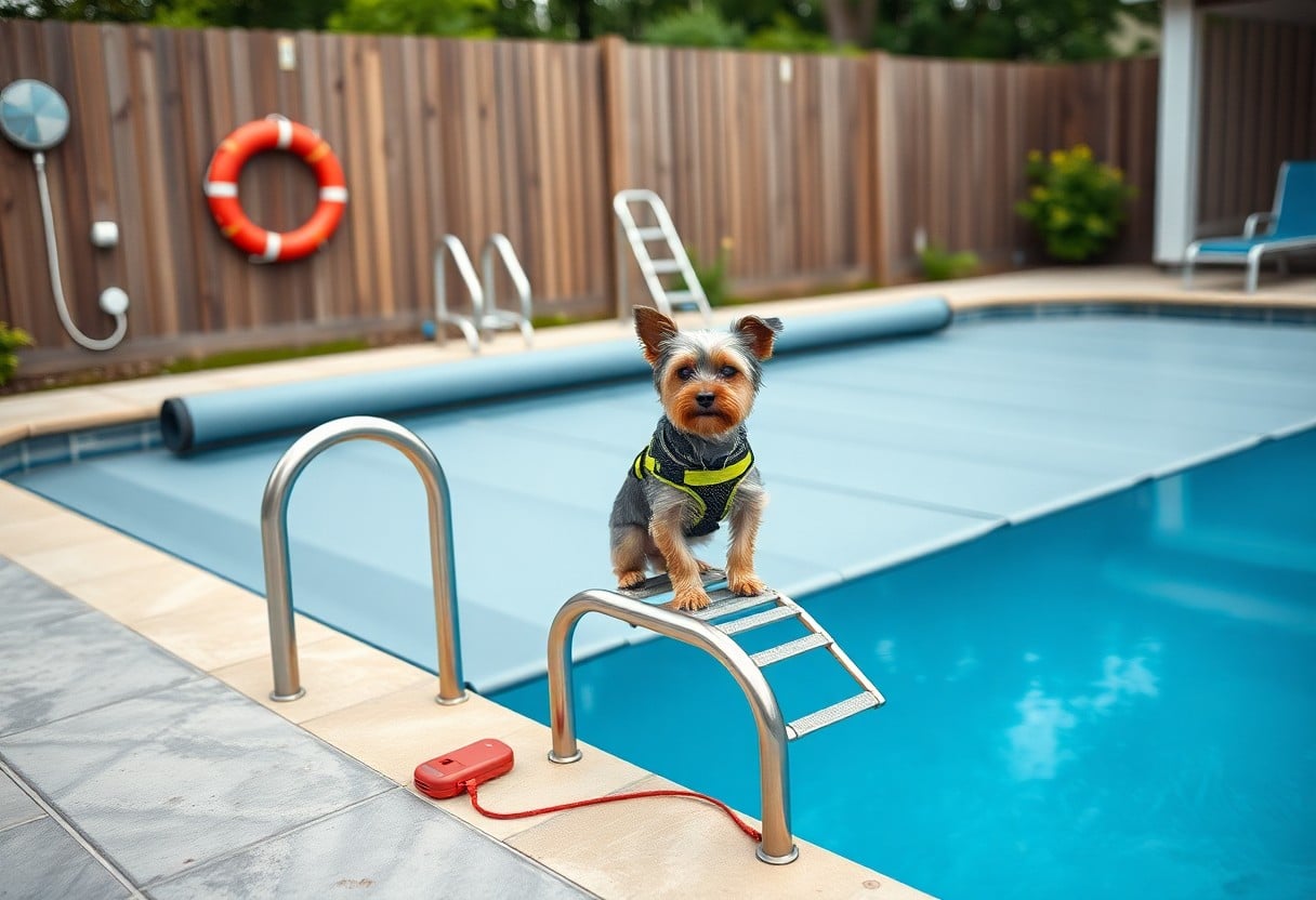 keeping your pool safe for pets gqv