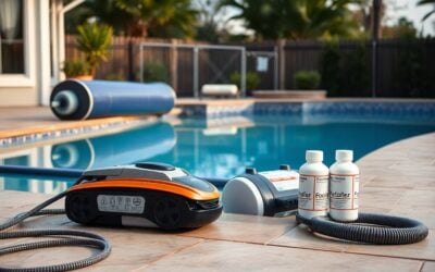 How do I prepare my pool for a vacation?